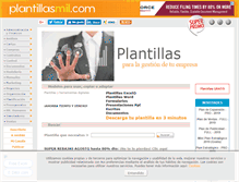Tablet Screenshot of plantillasmil.com
